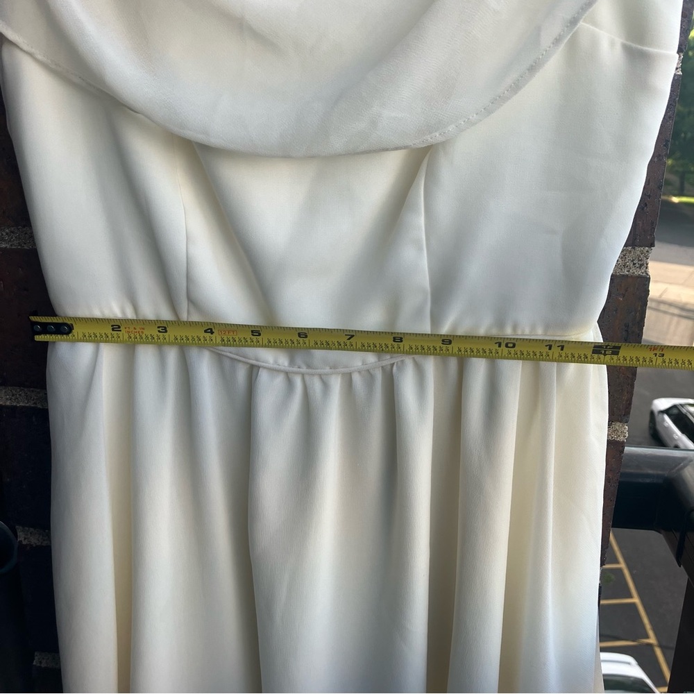 ModCloth Geode Cream Flowy Dress - Picture 3 of 4
